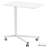 Mobile Standing Desk, 28.5"-44.2" Gas-Spring Height Adjustable Sit-Stand Desk, 360° Swivel Wheels (2 Lockable) Portable Rolling Laptop Table Computer Cart for Home Office School, 44LBS Loading