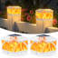 Lampadaire solaire pour poteau d'extérieur - Clignotant et mode d'éclairage chaud Poteau de clôture solaire 4 x 4 imperméable pour clôture, jardin, cour, terrasse-112963332