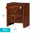 Marilla 3 Drawer Wood Nightstand-1189479639