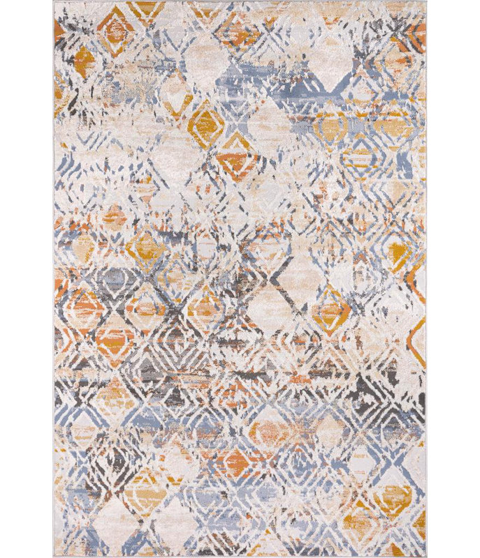 Geometric Indoor Rug, Rectangle 7'7" x 10'2"