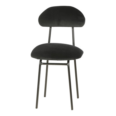 Plum Upholstered Slipper Chair