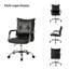  Chaise de bureau pivotante en similicuir de 22,2 po avec dossier capitonné Lundgren-1954259966