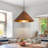 Schwenk 1 - Light Copper Cone Pendant