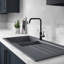 Abode Designs Xcite 500mm W Double Bowl Granite Kitchen Sink-102334334