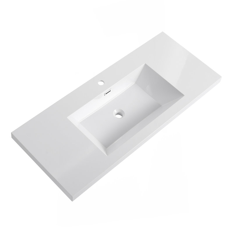 48" Bathroom  Resin Sink