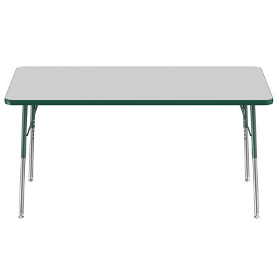 Rectangle T-Mold Adjustable Height Activity Table