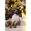3 pièces de tissu gnome assis, ornements de table de Noël pour les cadeaux de fête