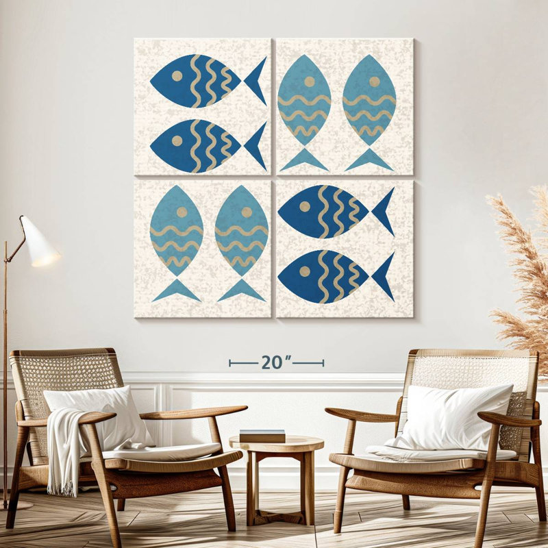 Brampt Fish Academy, 57" H x 57" W