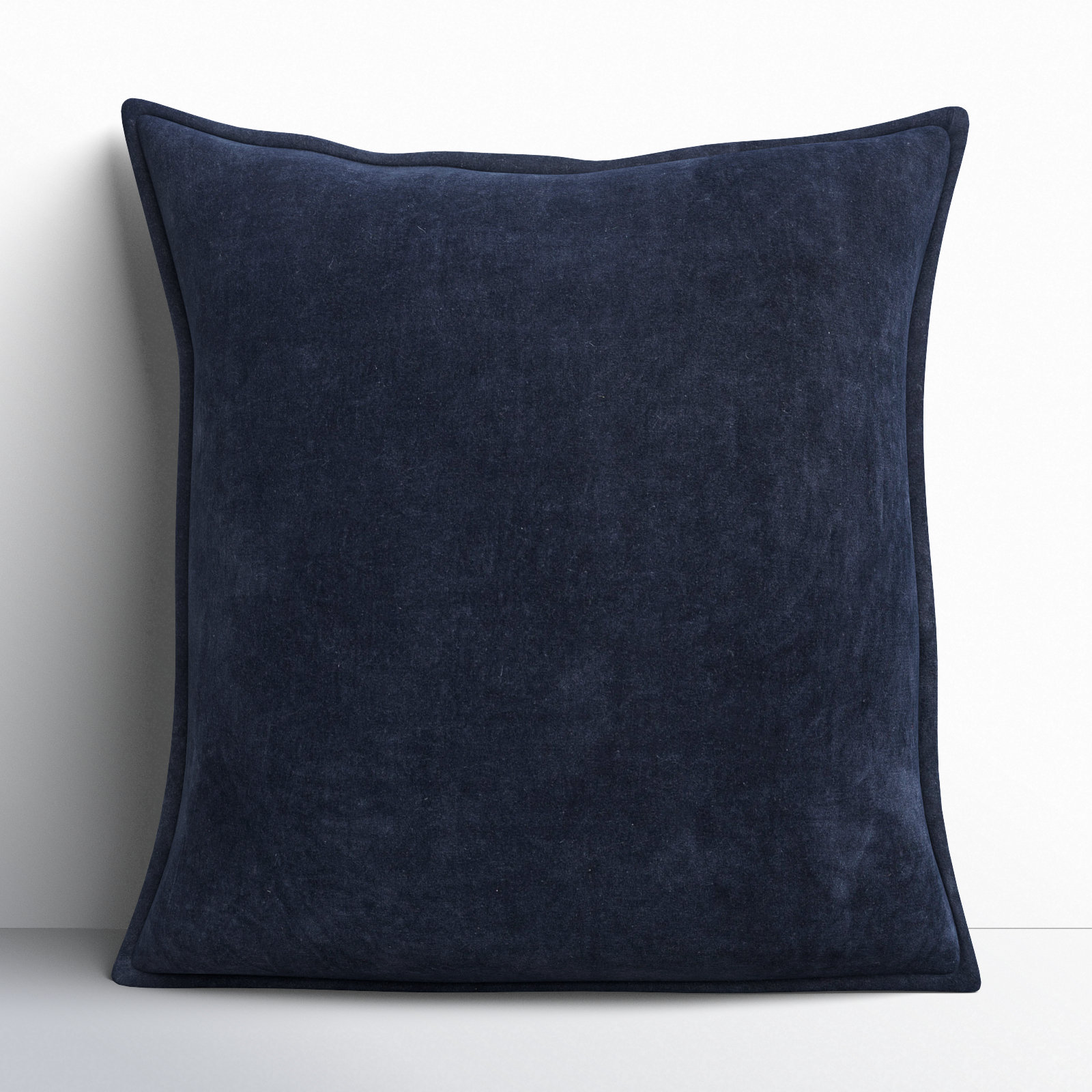 Edgar Throw Pillow, Black, Down, 22"H x 22"W