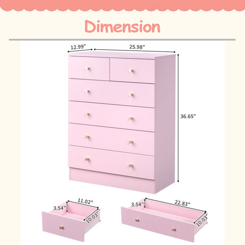 Commode 6 tiroirs Modern