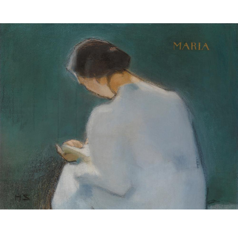 "Maria" par Helene Schjerfbeck - Art sur toile tendue avec châssis