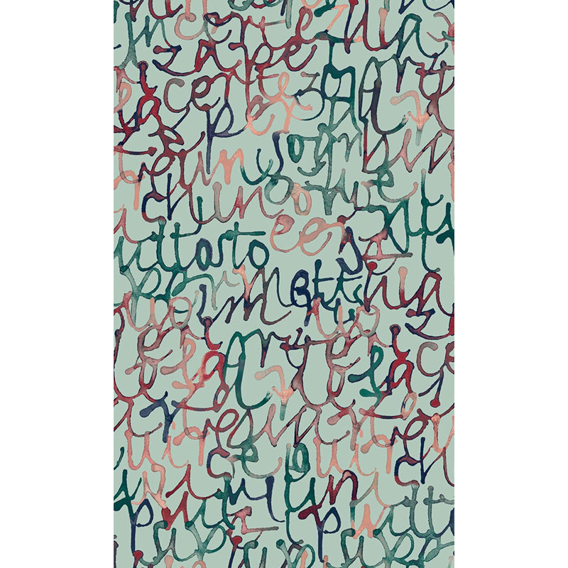 Rouleau de formes géométriques Turah, Vert
