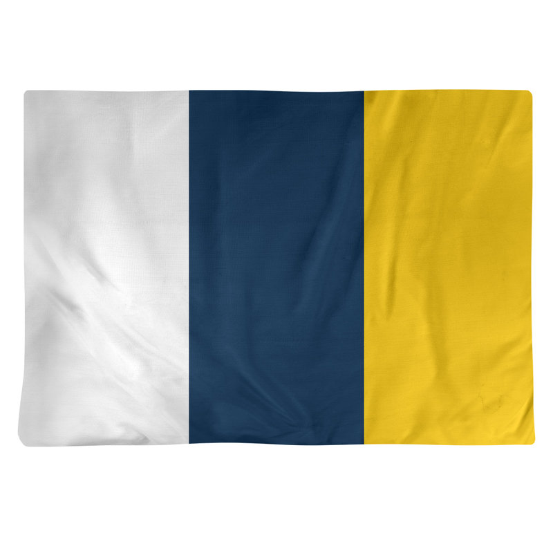 Récapitulatif de 18 po Michigan, Blanc / Bleu, Polyester sergé