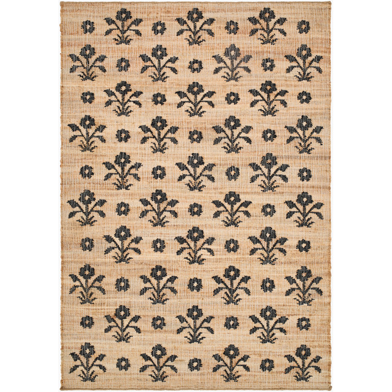  Tapis fait à la main Strawblossom, Brown, Rectangle 2' x 3'