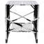 Table de cuisine de camping pliante - Station de cuisson extérieure portable avec plateau résistant à la chaleur, 4 tables d'appoint, support de rangement et lampadaire pour les pique-niques et les voyages en camping