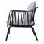Fauteuil club d'extérieur en PP (ensemble de 2)