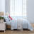 Nautica Seafront Stripe Cotton Reversible Blue Quilt Set-123207435