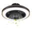 Ventilateur de plafond sans lame 19,7 po avec lumières DEL et télécommande
