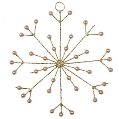 12cm Metal Holiday Shaped Ornament