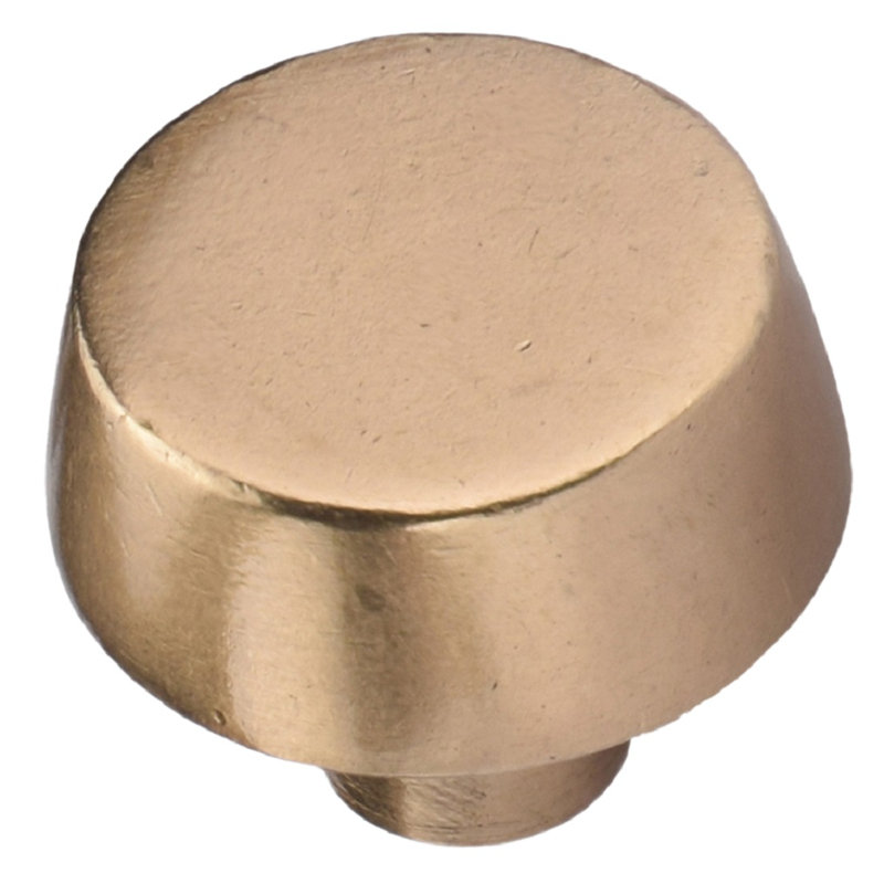Poignée champignon, Bronze naturel, 1.25