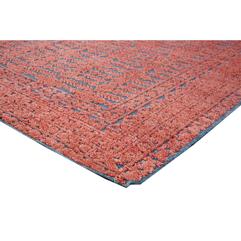 Wool Geometric Area Rug in Charcoal, Rectangle 8' x 10'