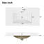 Meuble-lavabo moderne avec lavabo en céramique, tiroirs multiples, tablettes réglables, portes à fermeture douce, idéal pour les petites et moyennes salles de bain-1356538635