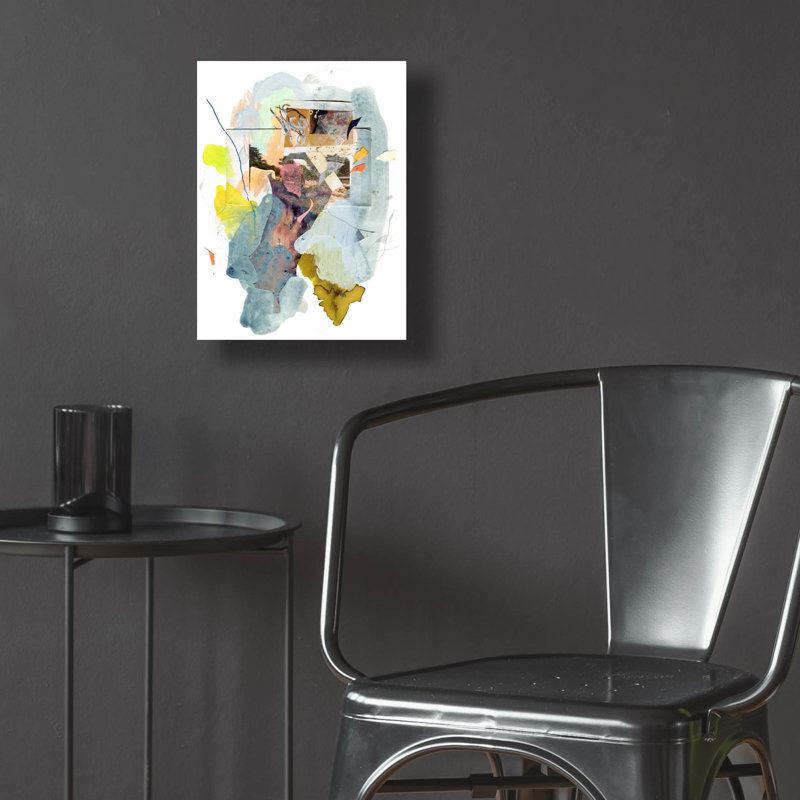 Art mural en verre Wrought Studio «Past Self» par Linden Eller, H 16 po x l 12 po x P 0,13 po