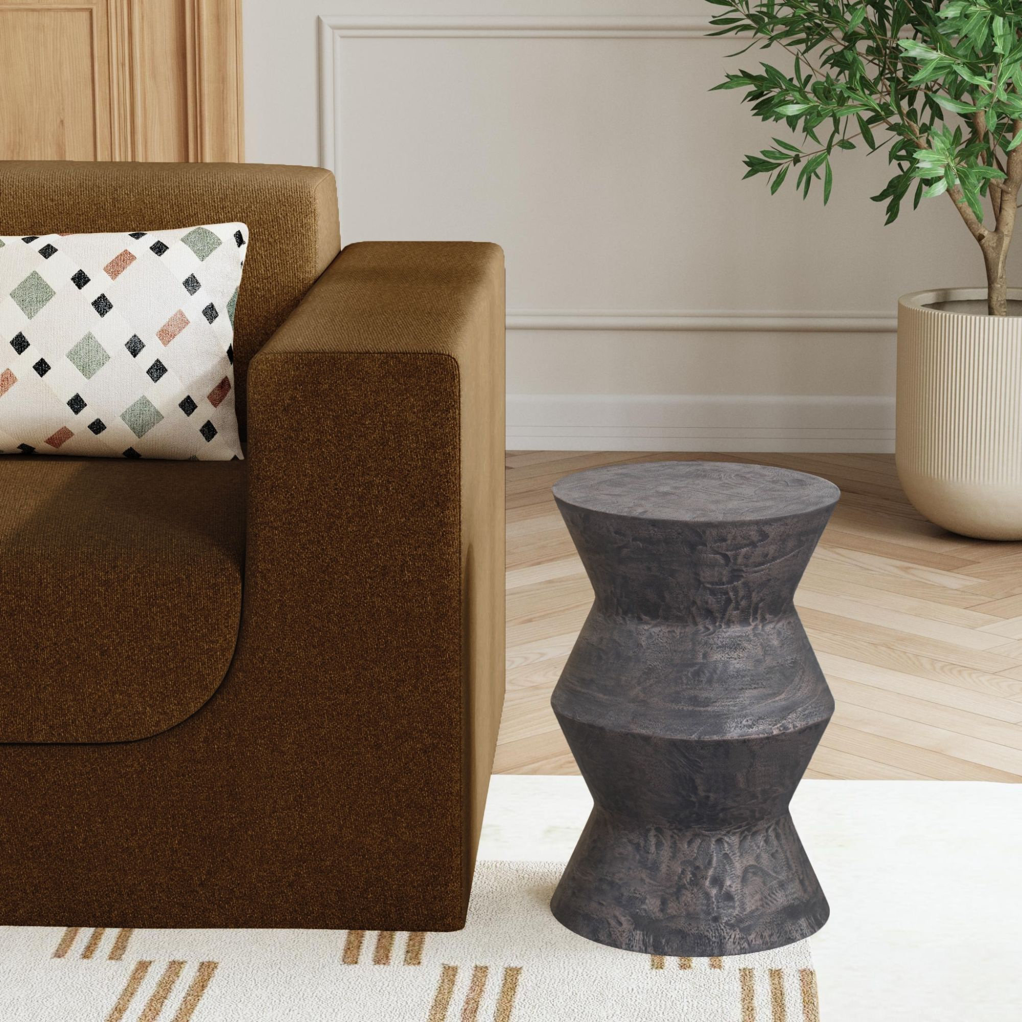 Loon Peak® Ziggy Solid Wood Side Table | Wayfair