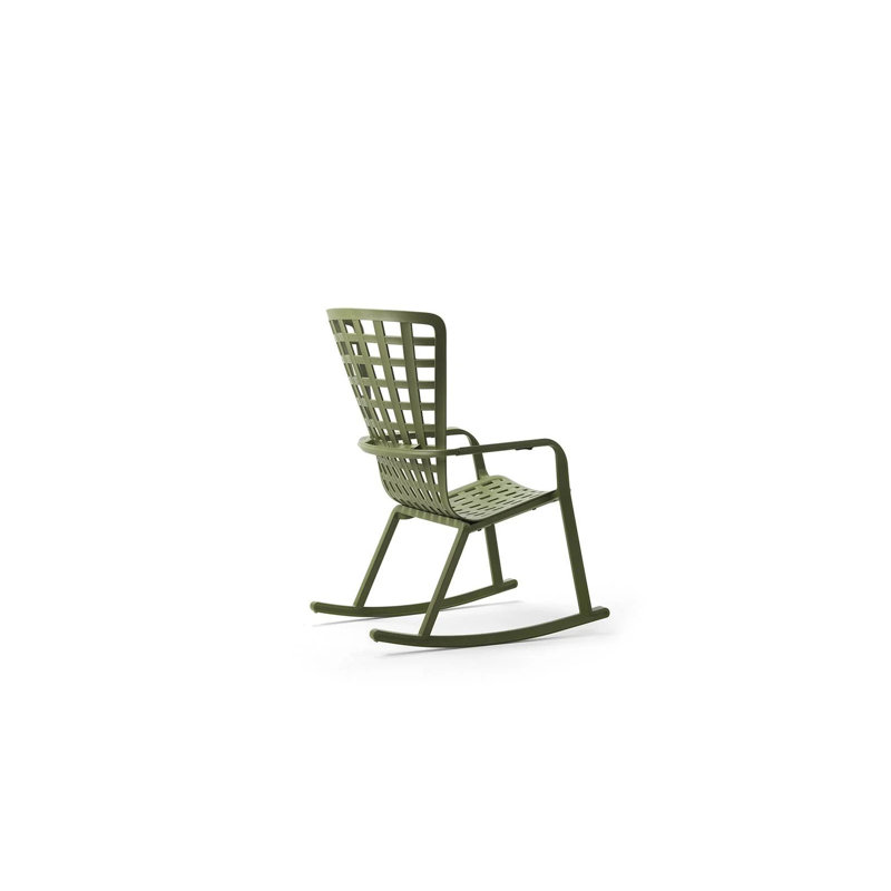 Folio Outdoor Rocker Chair, Beige, Green