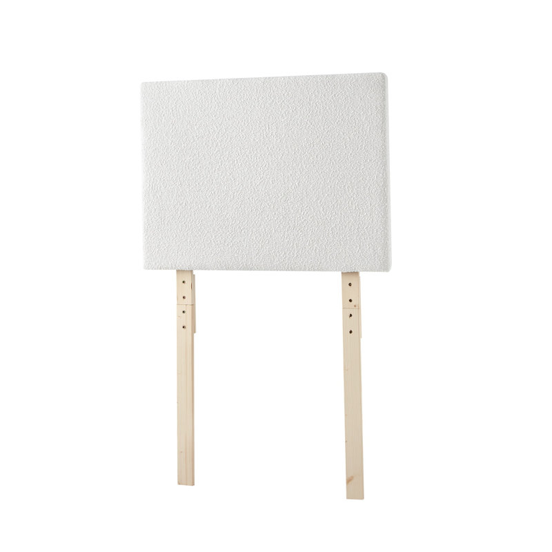 Villa Classic Upholstered Boucle Headboard Twin XL, Ivory
