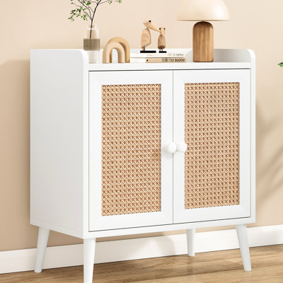 Armoire de rangement de style médiéval, blanc, pour la salle à manger, le rangement des ustensiles de cuisine et des albums photos, déflecteur, buffet à installation rapide avec design, bande à dessert, assemblage simple