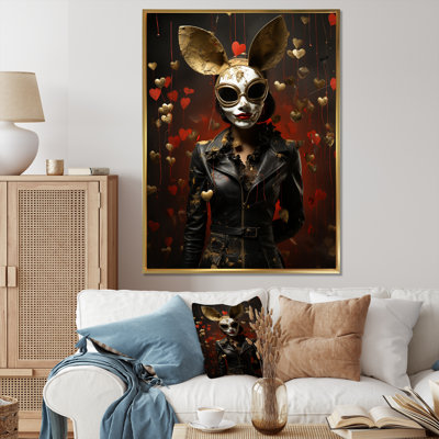 «Bunny Bank Robber Street Art II», reproduction d'art abstrait mural