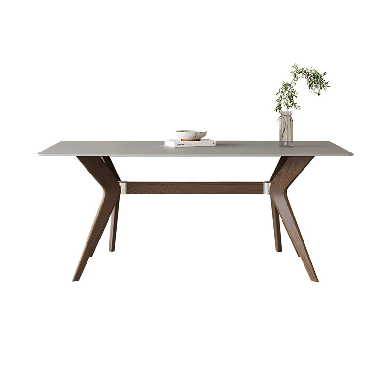 Table de salle à manger Sintered Stone, H 29,53 po x L 62,99 po x l 31,5 po