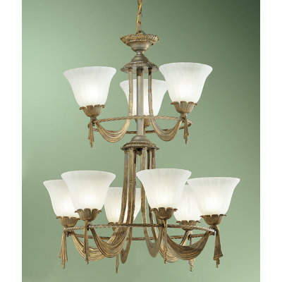 9 - Light Tiered Chandelier