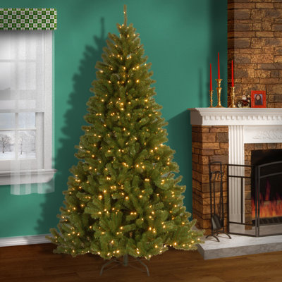 Pre-Lit Spruce Christmas Tree
