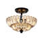 Plafonnier semi-encastré noir 3 lumières Chloe Modern-128974084-128974085