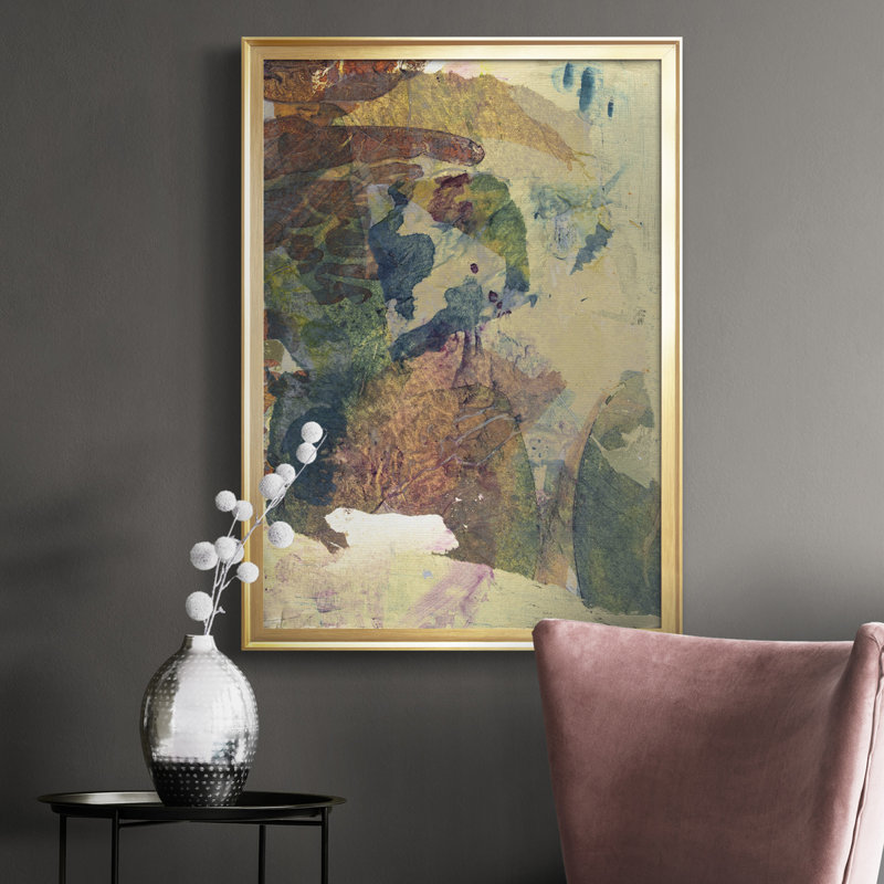 «Monet's Landscape II», reproduction d'art sur toile, H 30,5 po x l 22,5 po x P 1 po, Or
