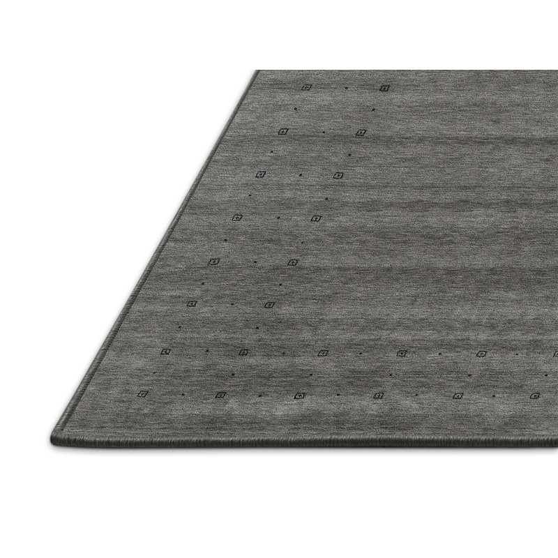 Tapis noir/gris, Rectangle 5 pi x 7 pi