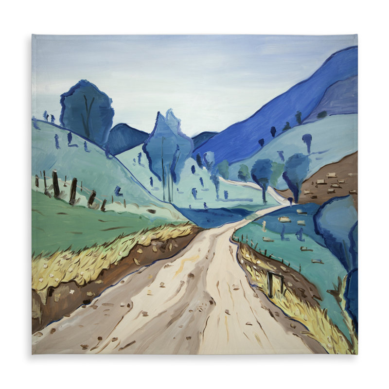 Tuscany Trail Tablecloth - Scenic Indoor Outdoor Decor