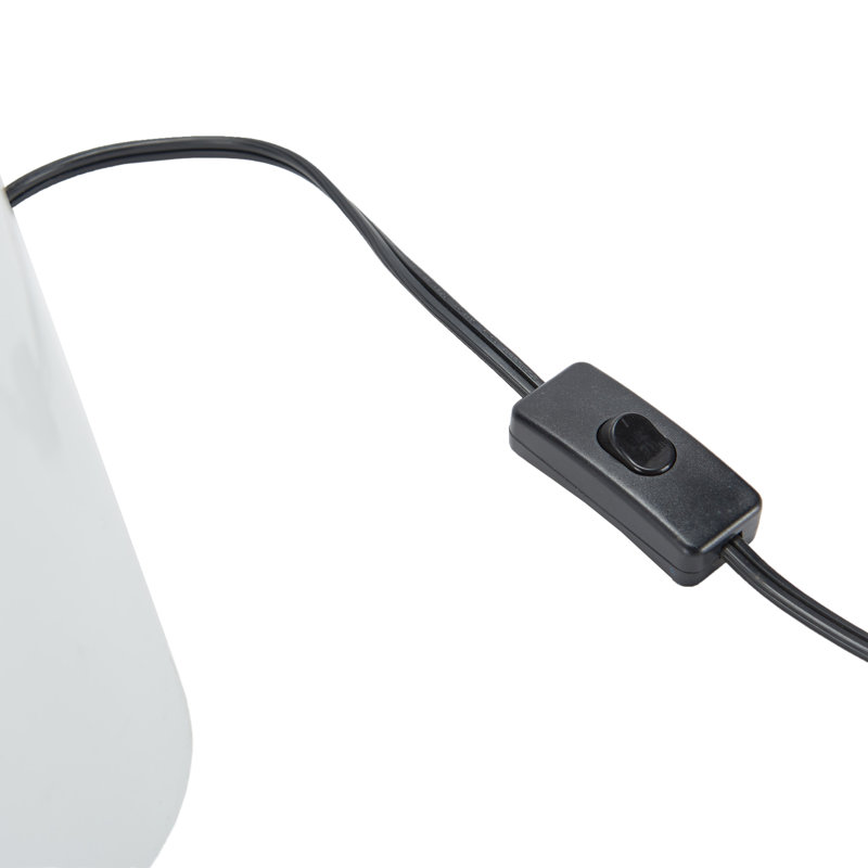 Berit Metal Table Lamp, White