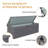 260 Gallon Metal Outdoor Deck Box Waterproof, Extra Large Patio Storage Box With Lockable Storage Containers For Patio Furniture Cushions, Pool Accessories, Garden Tools-124923996