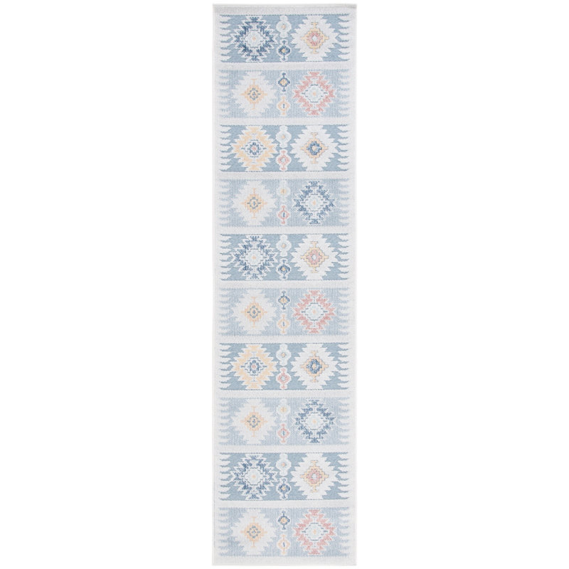 Jameyah Sarasota Performance Southwestern Indoor/Outdoor Area Rug, Runner 2'3" x 9'