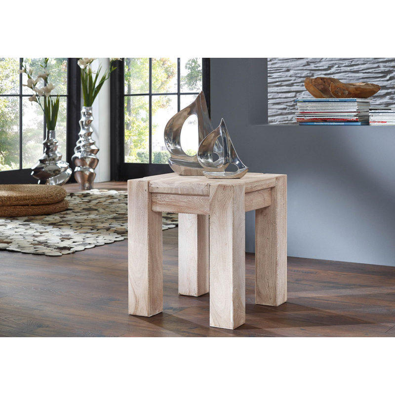 Solid Wood Accent Stool
