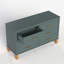 Commode double 6 tiroirs en bleu