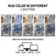 Tapis gris / bleu / ivoire Willington-1660797336