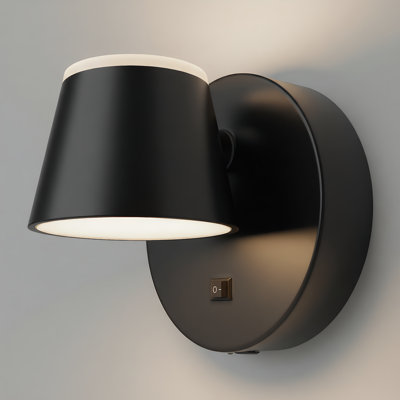 360° Rotation Led Rechargeable Battery Operated Wall Sconce With Remote