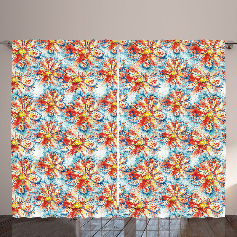 Semi Sheer Curtain Pair