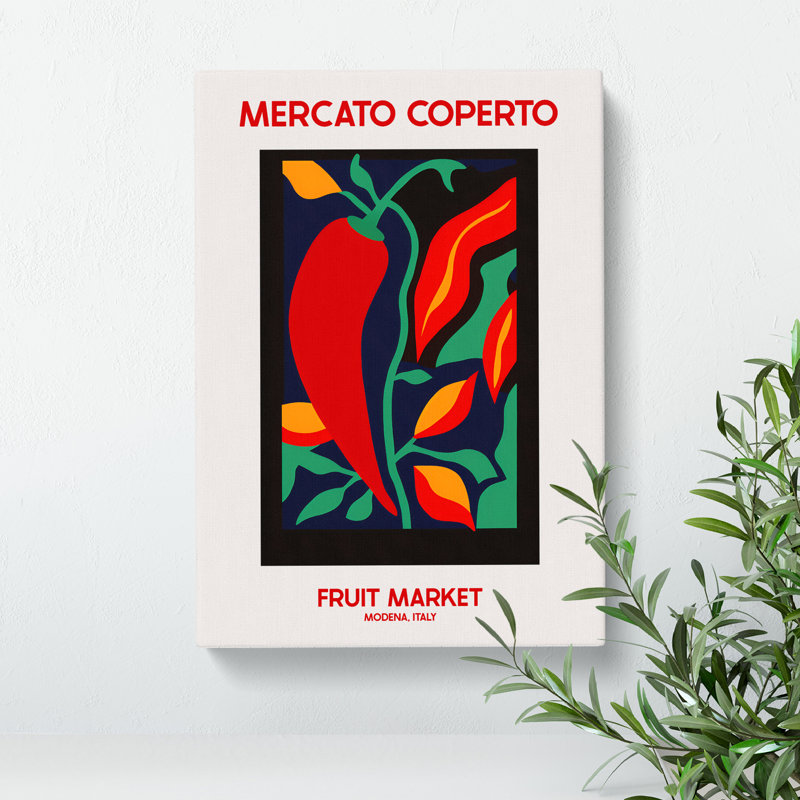 Mercato Coperto Fruit Market Exhibition 1 - Wrapped Canvas, 60cm H x 40cm W x 3cm D