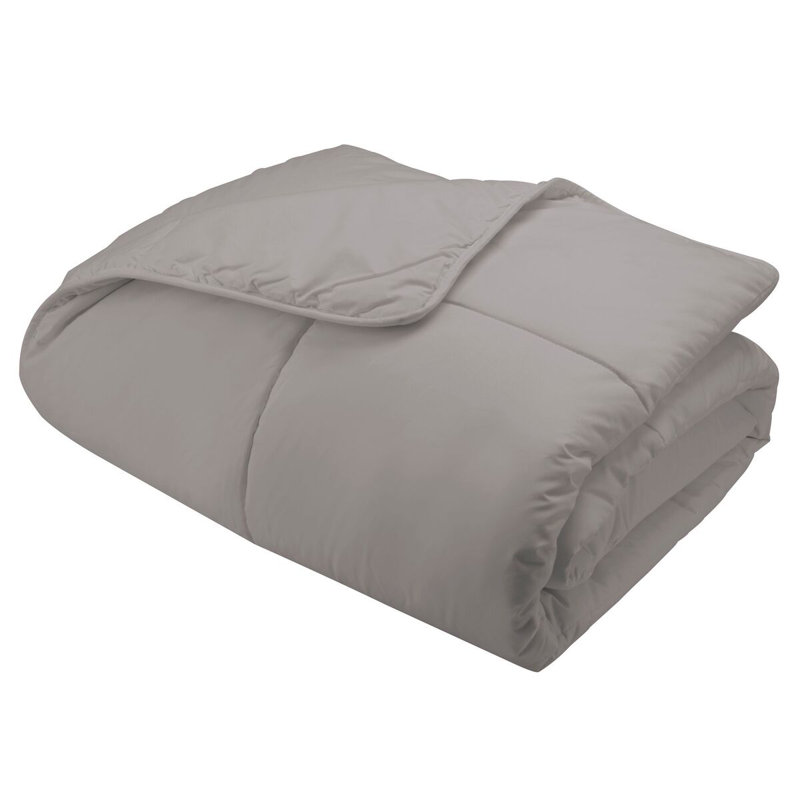 Cotton Comforter, King Comforter, Gray