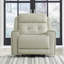 Ensemble de fauteuil inclinable et pivotant en cuir Iero Zero Gravity-698938442